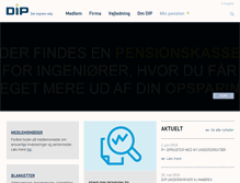 Tablet Screenshot of dip.dk